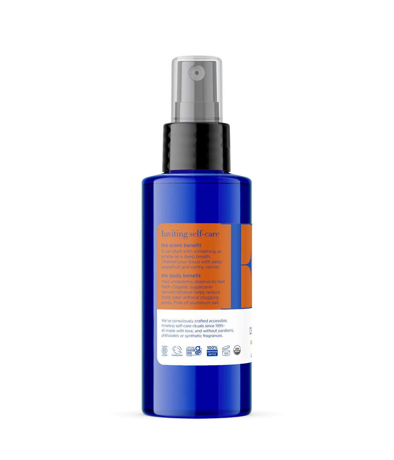 Certified Organic Deodorant Spray Citrus Case Pack of 24 - Image 4