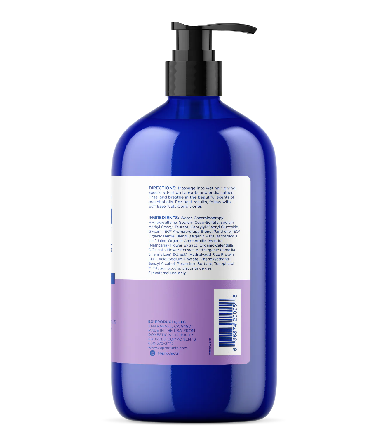 EO Essentials Lavender & Coconut Shampoo - Image 3