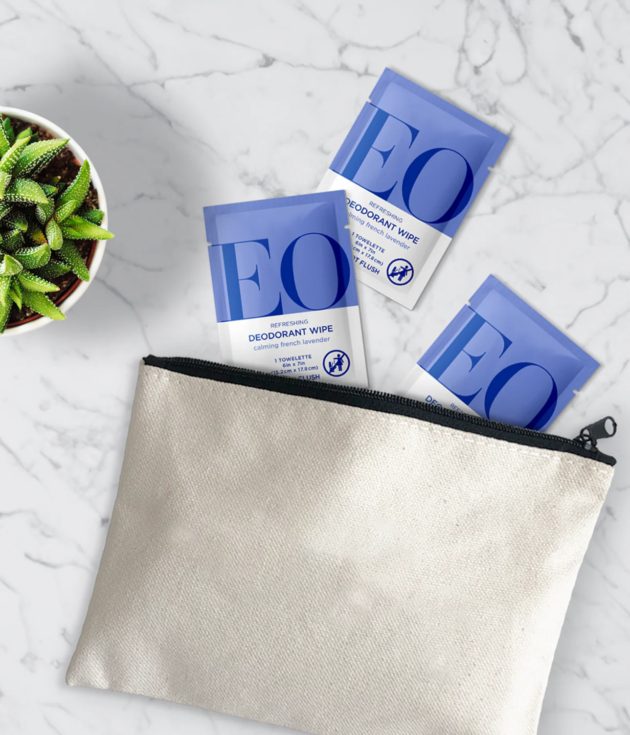 Deodorant Wipes Lavender Case Pack of 12 - Image 3