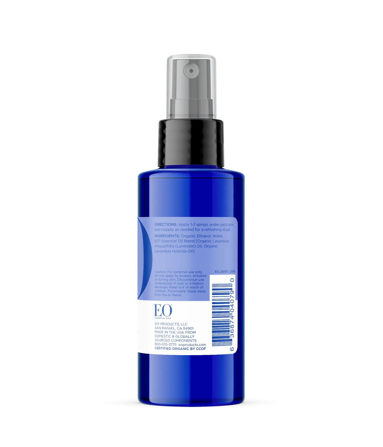 French Lavender Certified Organic Deodorant Spray - Image 4