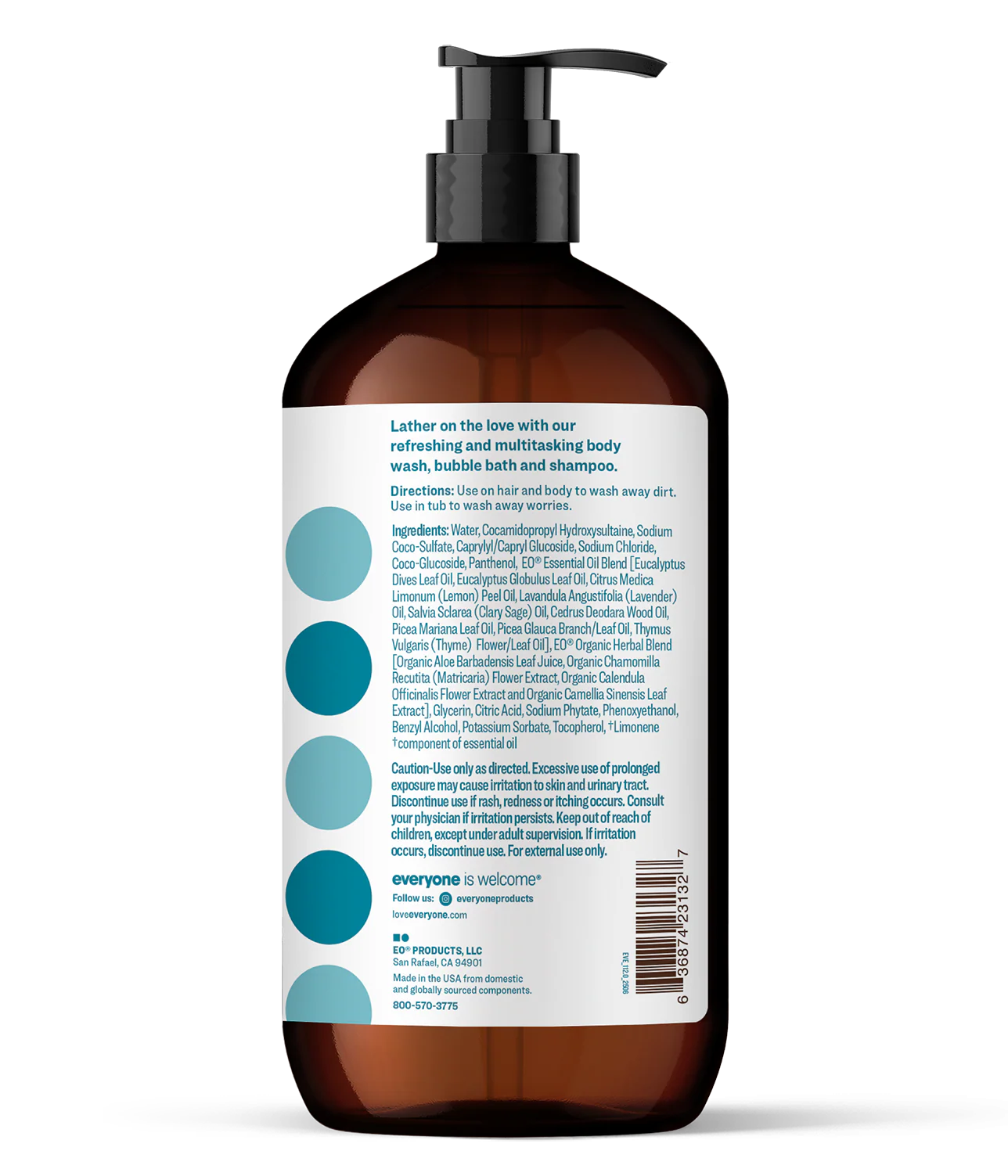 Pacific Eucalyptus 3in1 Soap 32 oz Case Pack of 6 - Image 4