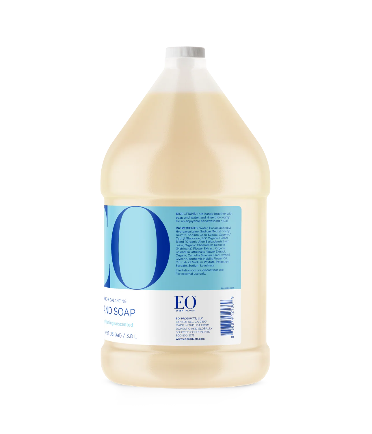 Unscented Hand Soap Gallon Case Pack of 4 - Image 3