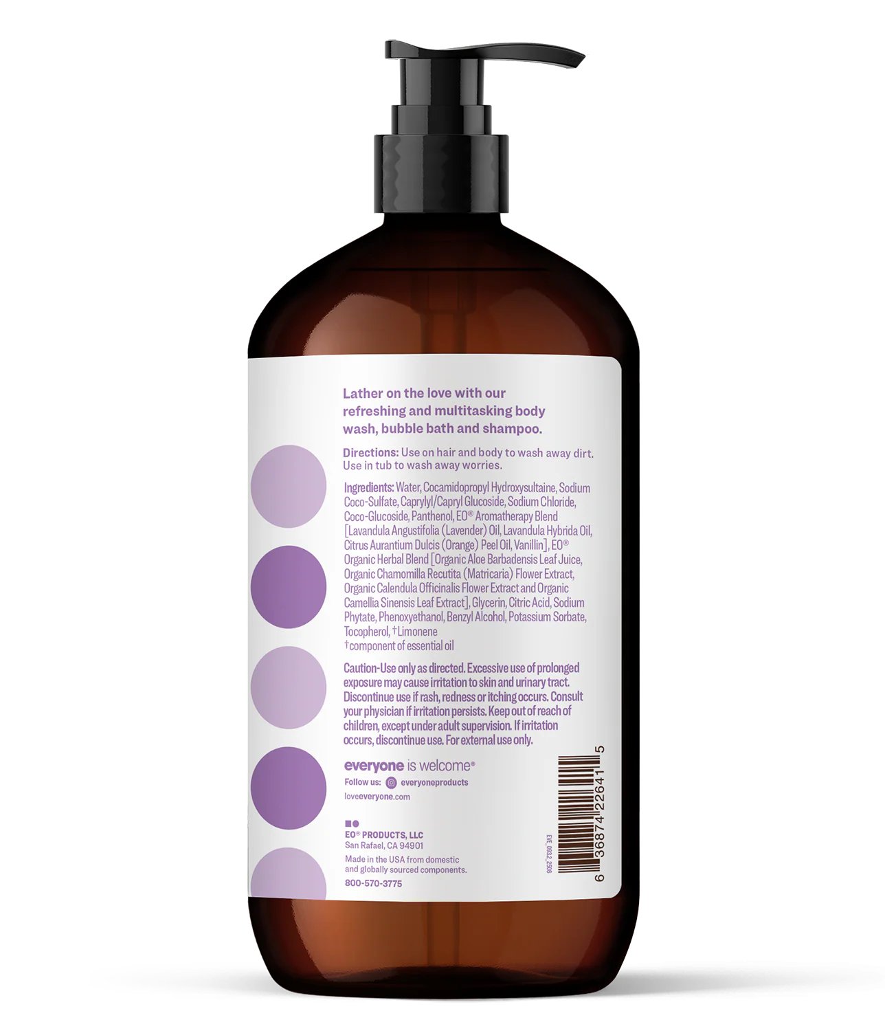 Vanilla + Lavender 3in1 Soap Case Pack of 6 - Image 3